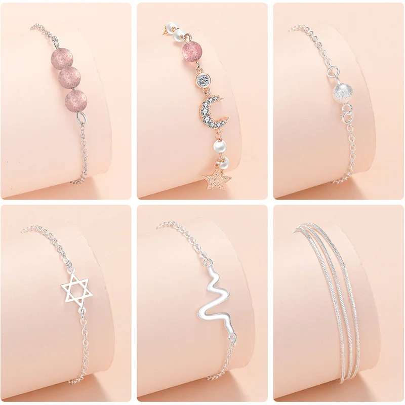 VENTFILLE Silver Color Lucky Bead Charm Bracelet For Women Round Chain Bangles Jewelry Female Jewellery
VENTFILLE Silver Color Lucky Bead Charm Bracelet For Women Round Chain Bangles Jewelry Female Jewellery