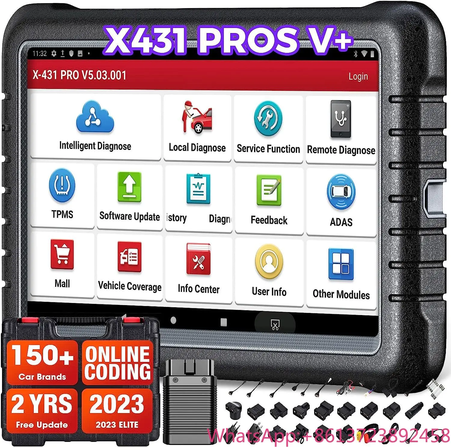 ed X431 PROS V5.0 car detection diagnostic instrument overseas 8-inch Yuanzheng genuine online upgrade
ed X431 PROS V5.0 car detection diagnostic instrument overseas 8-inch Yuanzheng genuine online upgrade