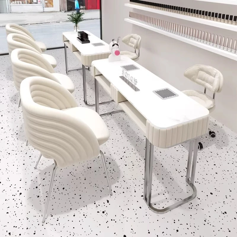 Nordic Cream Style Stainless Steel Manicure Table Modern Designed Multifunctional Vacuum Cleaner Equipped Table Furniture FYNT
Nordic Cream Style Stainless Steel Manicure Table Modern Designed Multifunctional Vacuum Cleaner Equipped Table Furniture FYNT