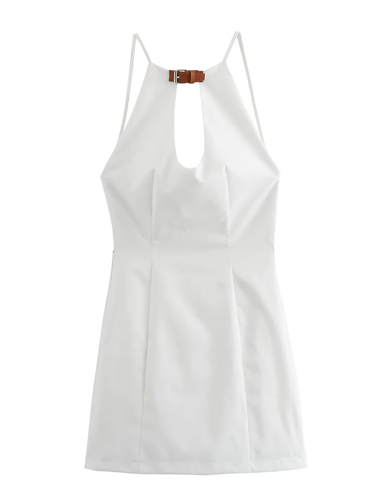 2025 New Women's Clothing New Women's Clothing Backless Open Design Halter Neck Strap Adjustable Buckle Mini Dress
2025 New Women's Clothing New Women's Clothing Backless Open Design Halter Neck Strap Adjustable Buckle Mini Dress