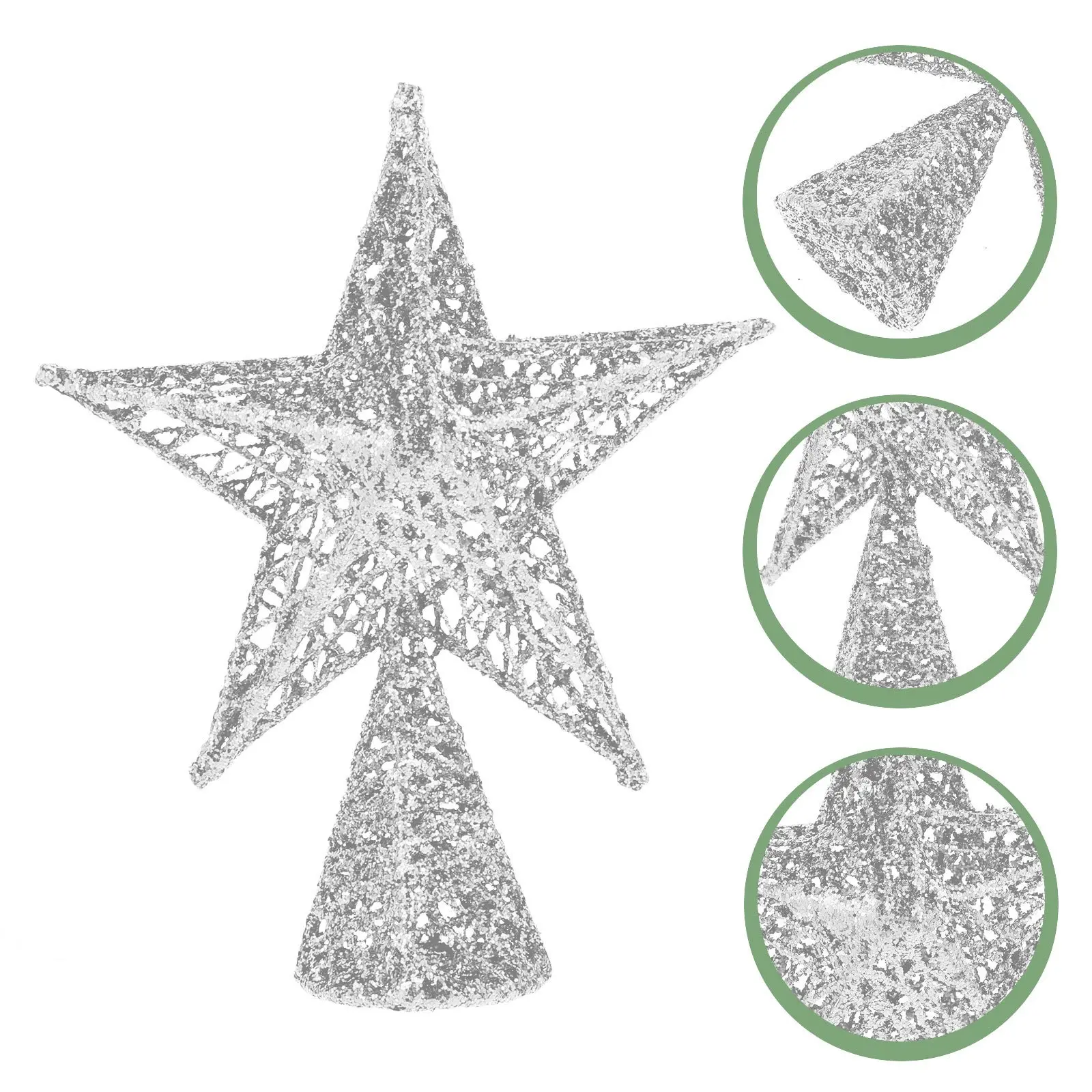 1Pcs Christmas Tree Treetop Iron Decorative Hollow Five-Pointed Star Ornament Party Festival Home Decor
1Pcs Christmas Tree Treetop Iron Decorative Hollow Five-Pointed Star Ornament Party Festival Home Decor