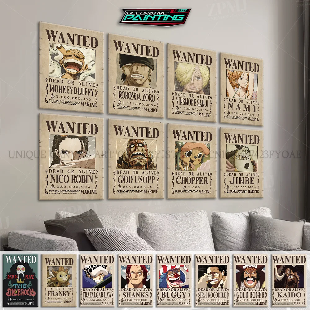 ONE PIECE Straw Hat Pirates Bounty Print Canvas Poster Classic Anime Home Decor Wall Art Painting Room HD No Frame Picture Mural
ONE PIECE Straw Hat Pirates Bounty Print Canvas Poster Classic Anime Home Decor Wall Art Painting Room HD No Frame Picture Mural