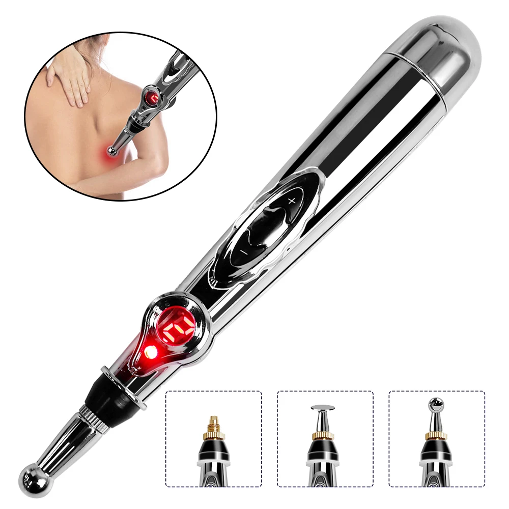 Electronic Energy Meridian Massage Pen Acupuncture Pen Body Massager Low Frequency Therapy Acupuncture Point Pen
Electronic Energy Meridian Massage Pen Acupuncture Pen Body Massager Low Frequency Therapy Acupuncture Point Pen