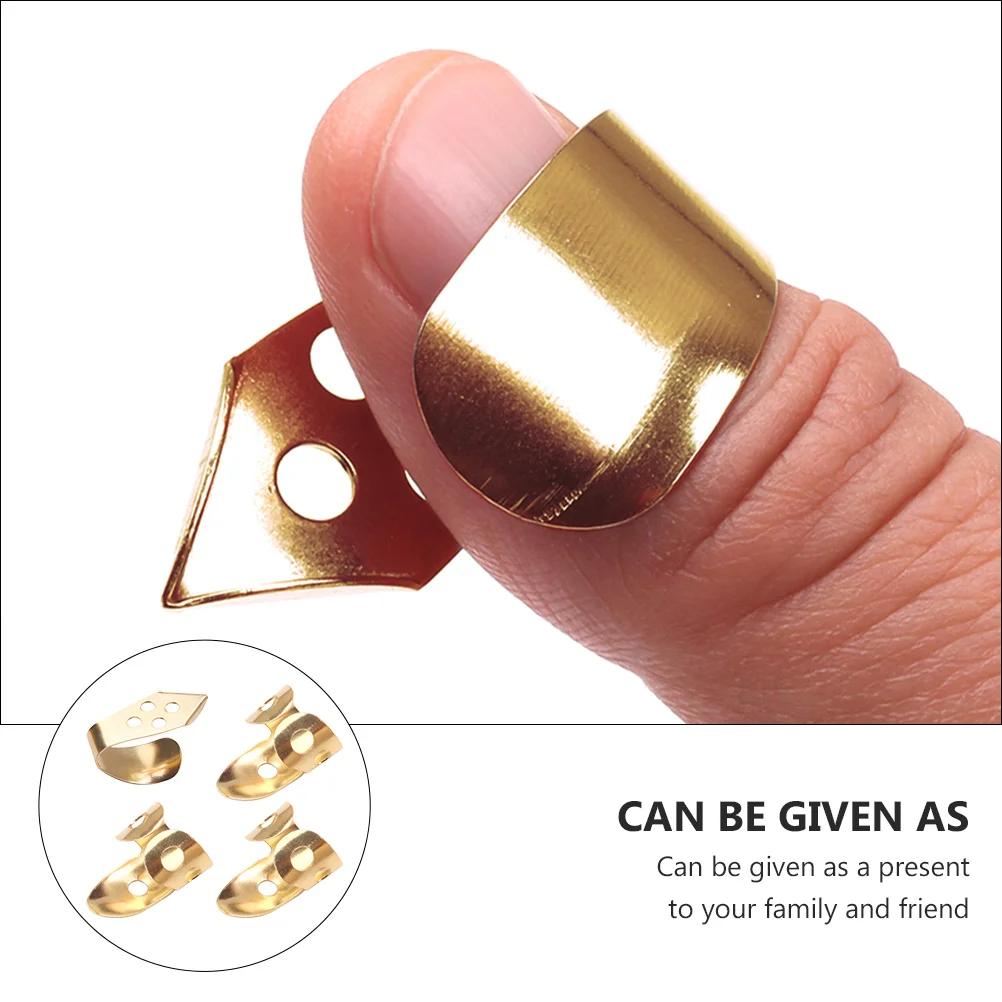 Stainless Steel Finger Picks Set Hollow Design for Guitar Banjo Dobro Resonator Thumb Pick Accessories Golden Classical
Stainless Steel Finger Picks Set Hollow Design for Guitar Banjo Dobro Resonator Thumb Pick Accessories Golden Classical