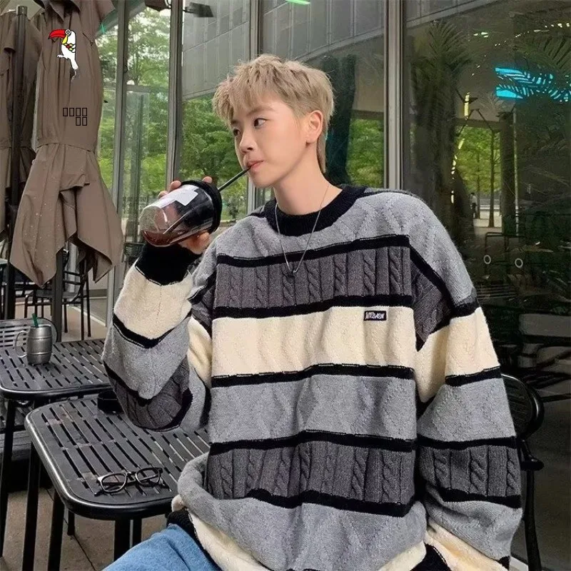 Thiened American Sle Men's Knitted Sweater Inner Wear Base irt Lazy Sle High End Autumn Winter New Arrival TUCANO
Thiened American Sle Men's Knitted Sweater Inner Wear Base irt Lazy Sle High End Autumn Winter New Arrival TUCANO