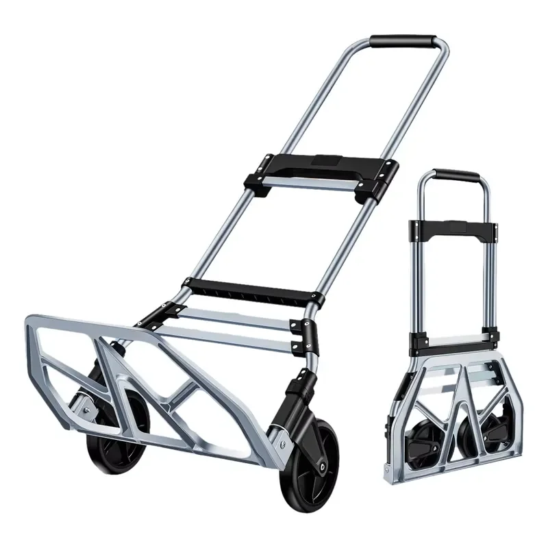 Folding Hand Truck Dolly Two-Wheeled OEM 150KG Capacity Aluminum Cart Extended Handle Portable Industrial Storage Shopping
Folding Hand Truck Dolly Two-Wheeled OEM 150KG Capacity Aluminum Cart Extended Handle Portable Industrial Storage Shopping