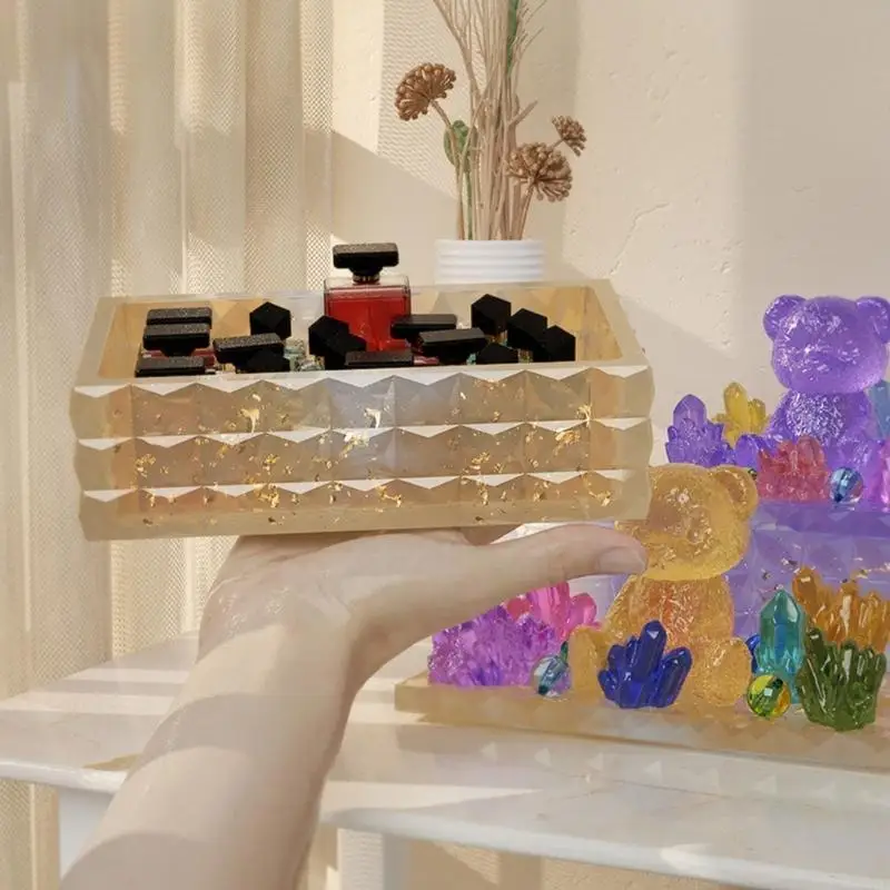 Square Rectangular Container Resin Molds Storage Box Mold Silicone Mold for DIY Epoxy Resin Trinkets Holder
Square Rectangular Container Resin Molds Storage Box Mold Silicone Mold for DIY Epoxy Resin Trinkets Holder