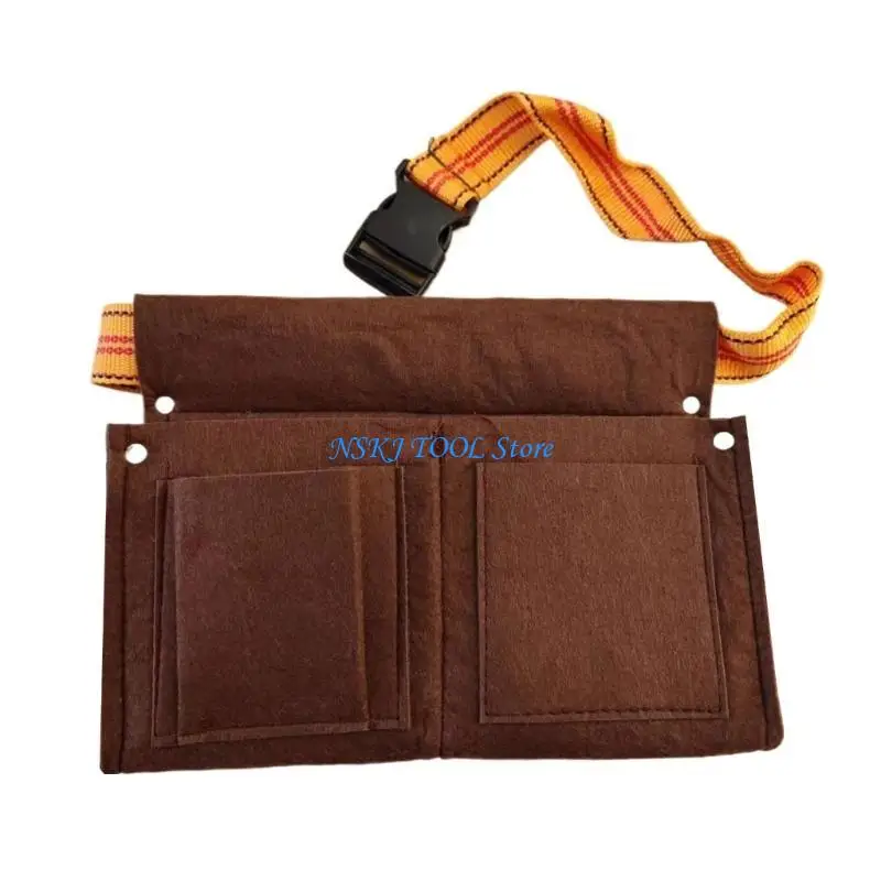 L8RC Heavy Duty Felt Tool Belt Waist Bag Work Apron with Quick Release Buckle Belt for Construction and DIY Projects
L8RC Heavy Duty Felt Tool Belt Waist Bag Work Apron with Quick Release Buckle Belt for Construction and DIY Projects