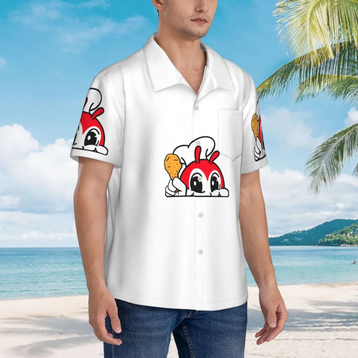 JOLLIBEE PEEKING CUTE CHICKEN JOY FILIPINO Гавайские рубашки Забавная мужская рубашка с коротким рукавом для лета, пляжа, мужские топы на пуговицах
JOLLIBEE PEEKING CUTE CHICKEN JOY FILIPINO Гавайские рубашки Забавная мужская рубашка с коротким рукавом для лета, пляжа, мужские топы на пуговицах