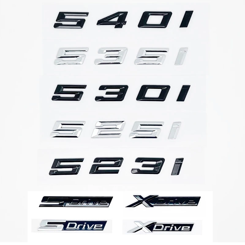 Old Style Letter Emblem Sticker for BMW 5 Series E60 E61 F10 F11 G30 - 520i 523i 525i 528i 530i 535i 540i Trunk Decal
Old Style Letter Emblem Sticker for BMW 5 Series E60 E61 F10 F11 G30 - 520i 523i 525i 528i 530i 535i 540i Trunk Decal