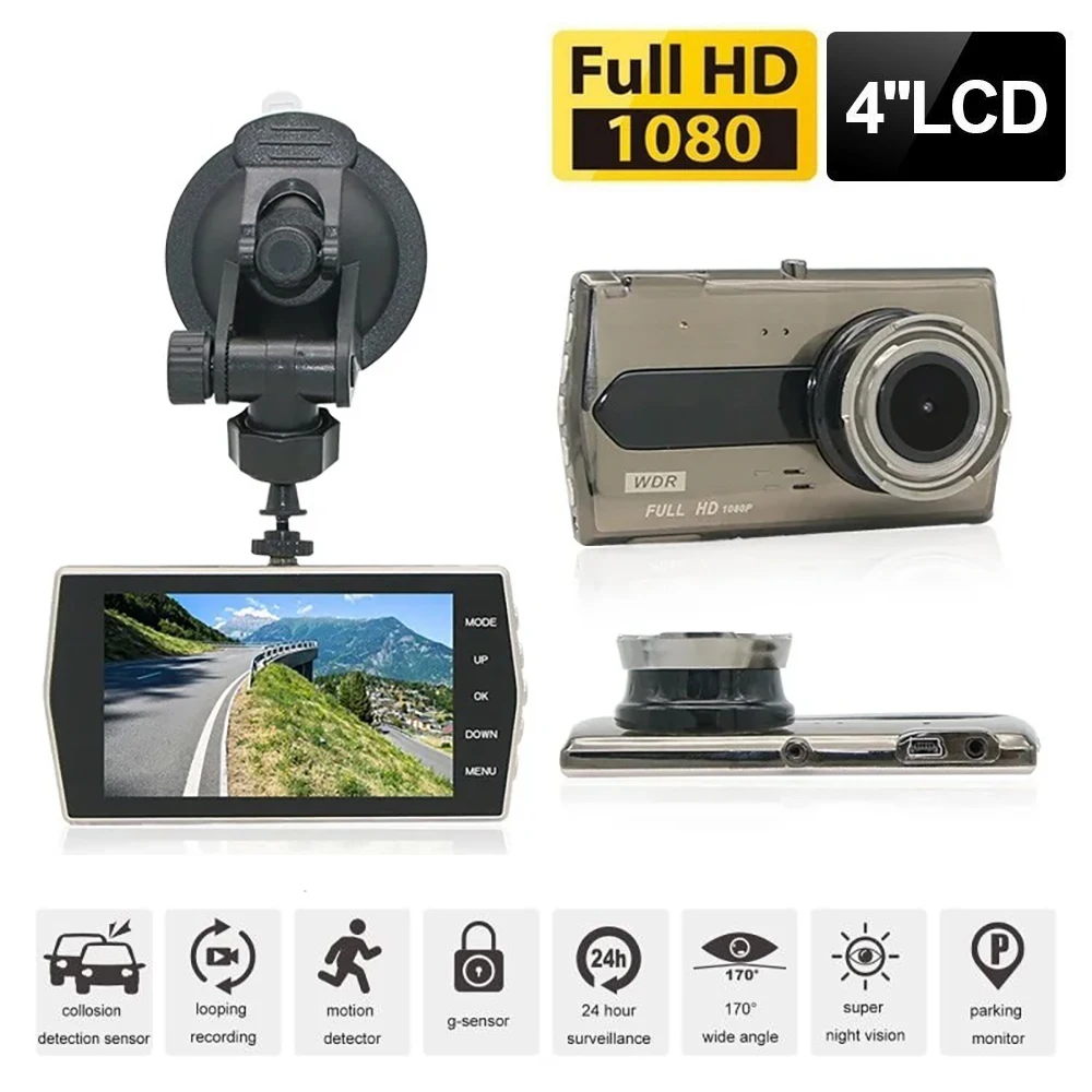 Car DVR 1080P Full HD Dash Cam Night Vision Vehicle Car Camera G-sensor Video Recorder Black Box Auto Dashcam Car Accessories
Car DVR 1080P Full HD Dash Cam Night Vision Vehicle Car Camera G-sensor Video Recorder Black Box Auto Dashcam Car Accessories
