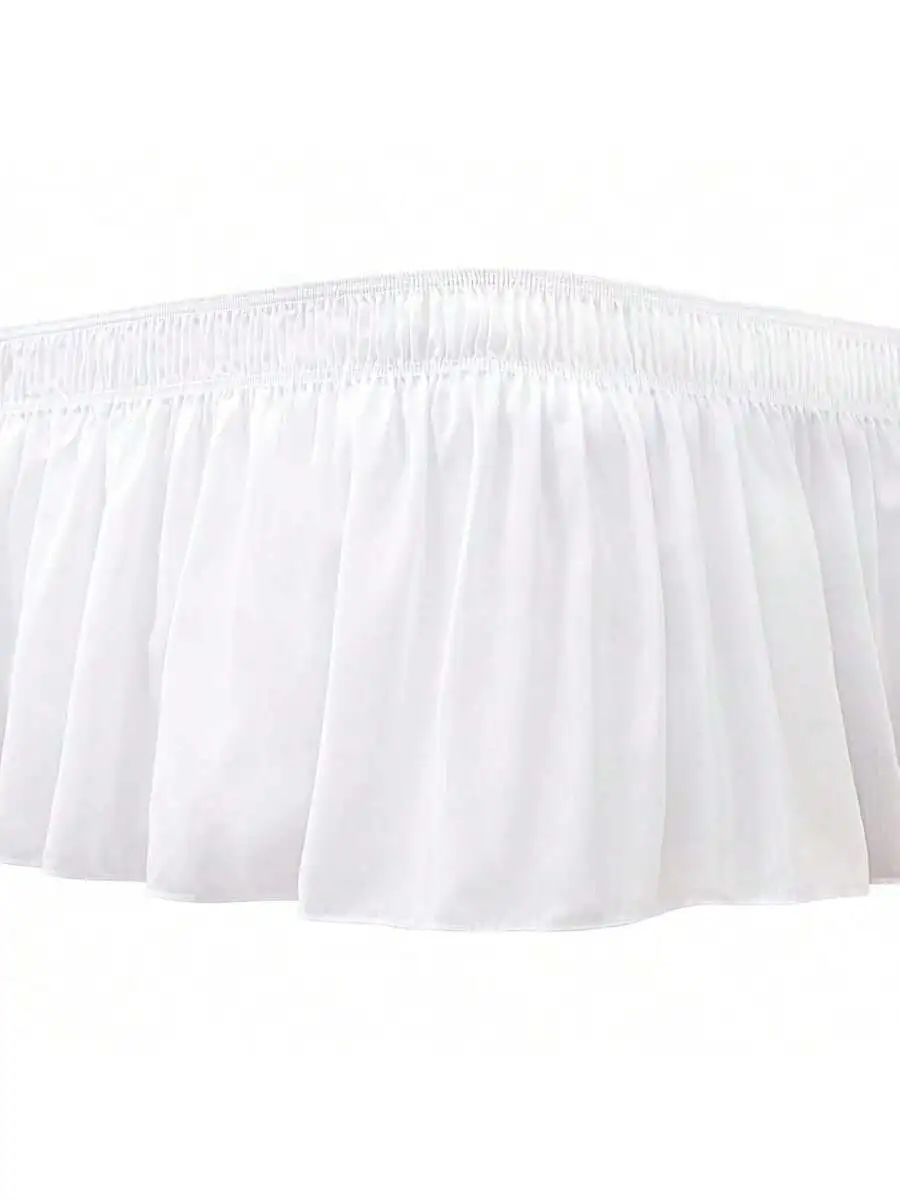 Wrap Around Bed Skirt 15 Inch Drop Adjustable Elastic Dust Ruffle Wrinkle Fade Resistant Silky Fabric Machine Washable
Wrap Around Bed Skirt 15 Inch Drop Adjustable Elastic Dust Ruffle Wrinkle Fade Resistant Silky Fabric Machine Washable