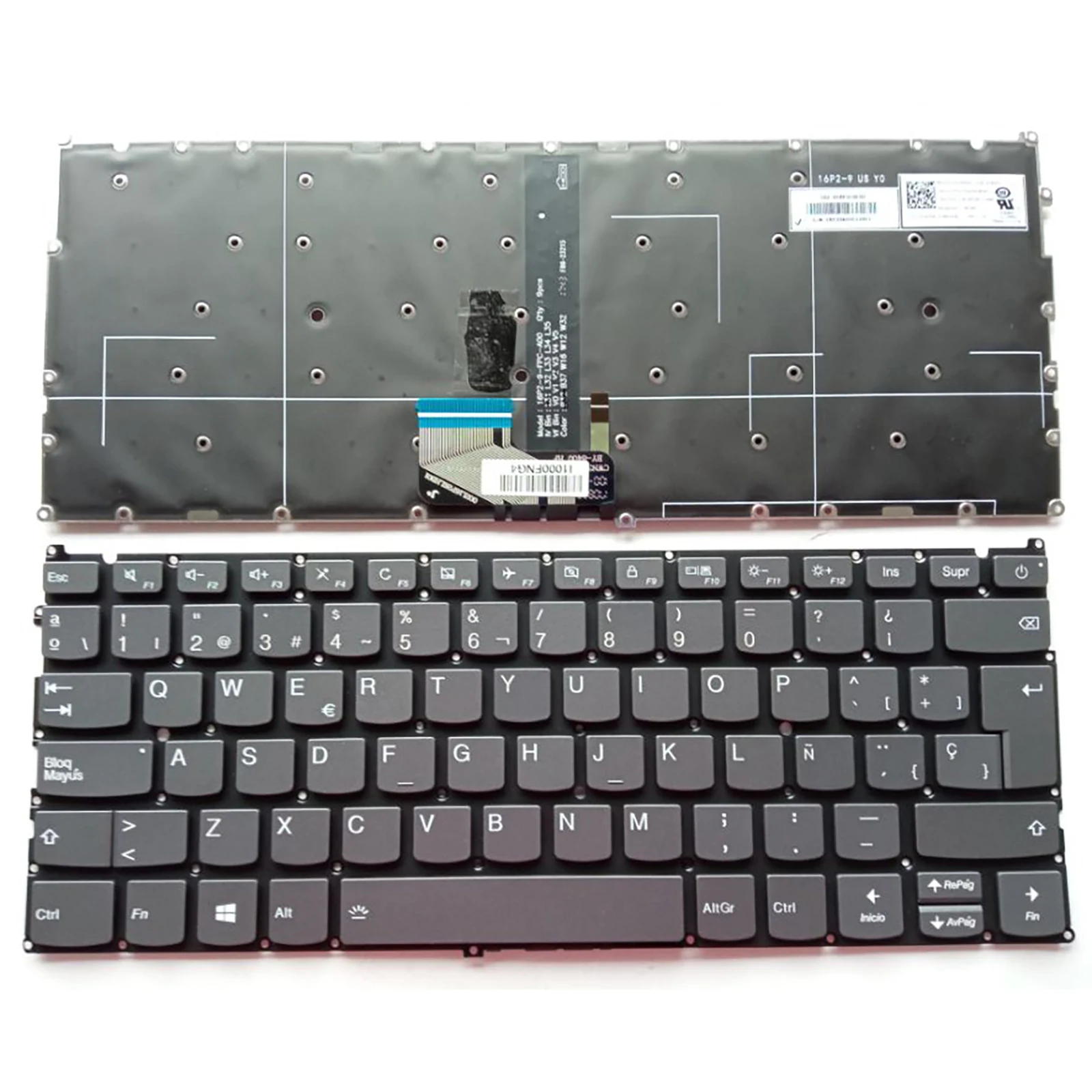 SP GR US layout for Lenovo ideapad 720S-13ARR 720S-13IKB 720S-13 Backlight laptop keyboard 
SP GR US layout for Lenovo ideapad 720S-13ARR 720S-13IKB 720S-13 Backlight laptop keyboard