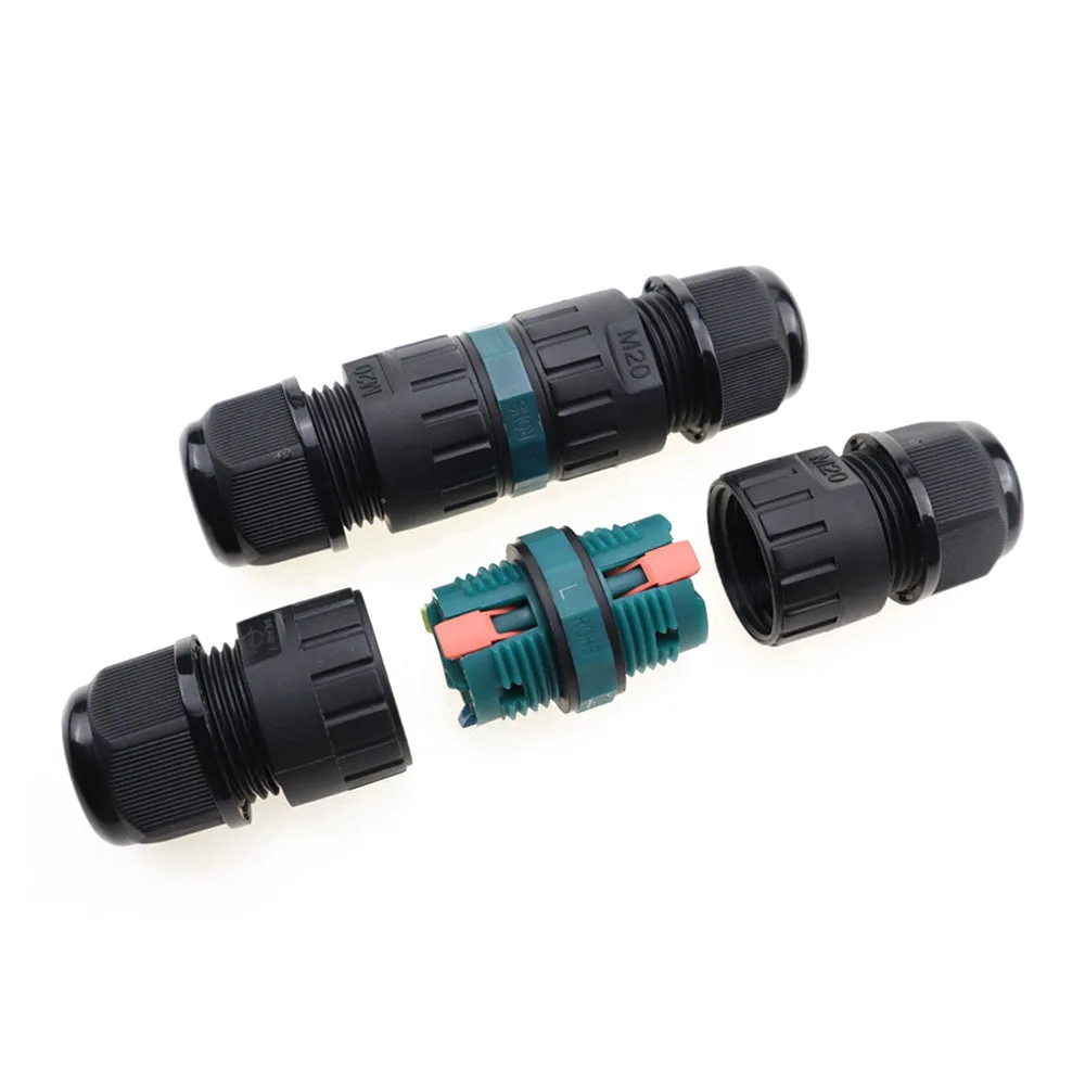 IP68 M20 Waterproof Cable Connector 3 Pin Push Type Wiring Terminal Wire Connectors for Electrical Light Junction Box DIY
IP68 M20 Waterproof Cable Connector 3 Pin Push Type Wiring Terminal Wire Connectors for Electrical Light Junction Box DIY