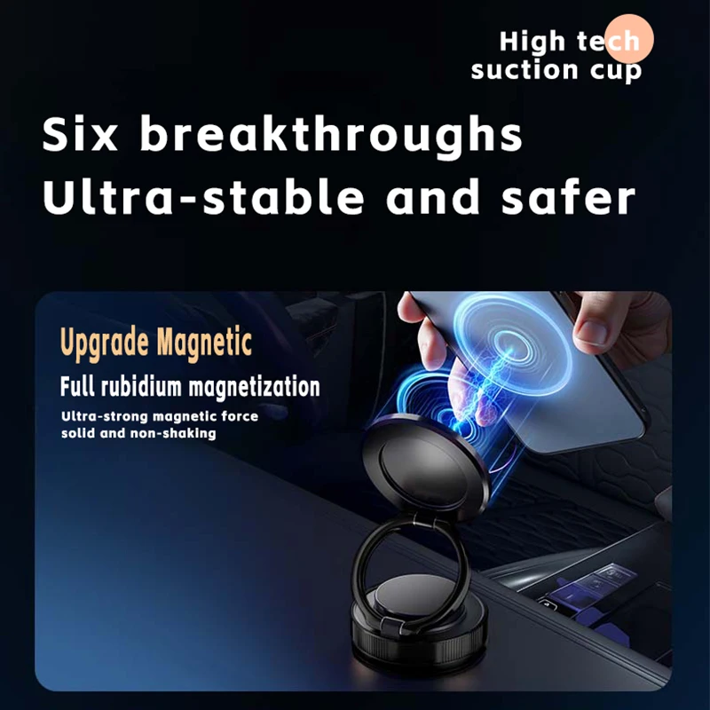 Магнитный автомобильный держатель для телефона, вакуумный, сильная адсорбция, складной кронштейн для телефона для всех смартфонов и автомобилей, Moder 360 ° Поворотный ленивый держатель
Магнитный автомобильный держатель для телефона, вакуумный, сильная адсорбция, складной кронштейн для телефона для всех смартфонов и автомобилей, Moder 360 ° Поворотный ленивый держатель