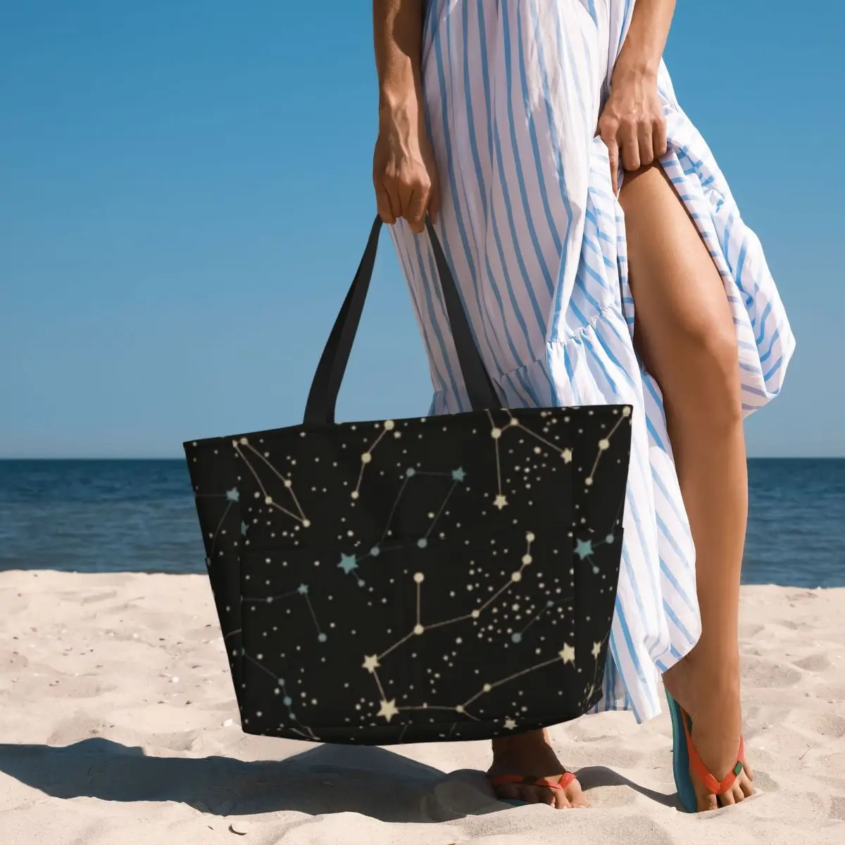 Constellation Star Clusters Galaxies Print Halloween Beach Tote Bag Sport Gym Yoga Duffle Large Women Travel Bag Fitness bag
Constellation Star Clusters Galaxies Print Halloween Beach Tote Bag Sport Gym Yoga Duffle Large Women Travel Bag Fitness bag
