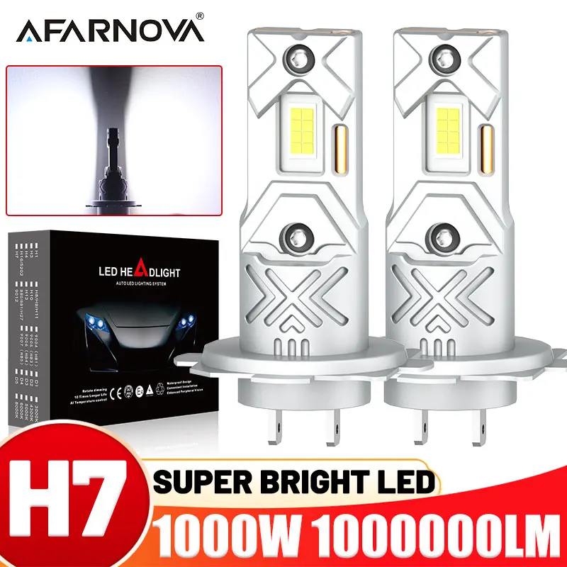 Комплект из 2 шт. мини-LED ламп H7 1000 Вт для фар автомобиля, CANBUS, для авто и мотоциклов, 6500K, LED H7, ближний/дальний свет, LHD, 12В, 1000000 лм
Комплект из 2 шт. мини-LED ламп H7 1000 Вт для фар автомобиля, CANBUS, для авто и мотоциклов, 6500K, LED H7, ближний/дальний свет, LHD, 12В, 1000000 лм