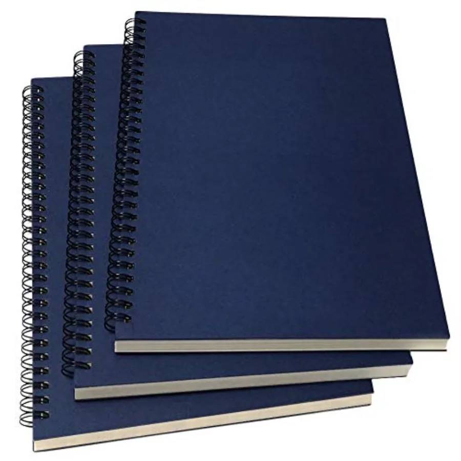 B5 Spiral Notebook Lined, Spiral Ruled Journal with Hard Kraft Cover, 70 Sheets 140 Pages,10.3" x 7.2", 3-Pack
B5 Spiral Notebook Lined, Spiral Ruled Journal with Hard Kraft Cover, 70 Sheets 140 Pages,10.3" x 7.2", 3-Pack