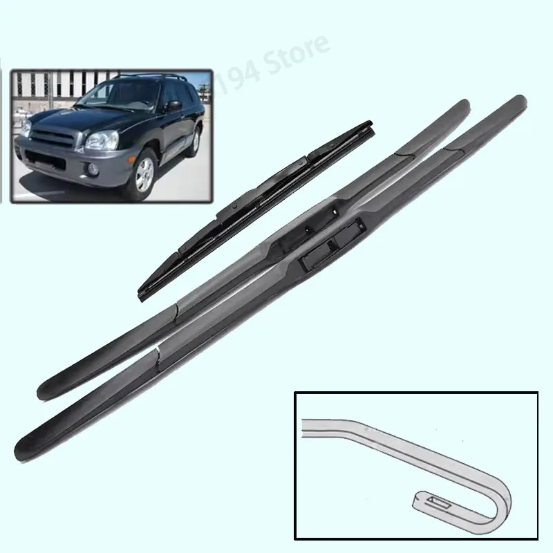 Wiper Front & Rear Wiper Blades Set For Hyundai Santa Fe MK1 2000 - 2006 Windshield Windscreen Window Brushes 22"20"13"
Wiper Front & Rear Wiper Blades Set For Hyundai Santa Fe MK1 2000 - 2006 Windshield Windscreen Window Brushes 22"20"13"