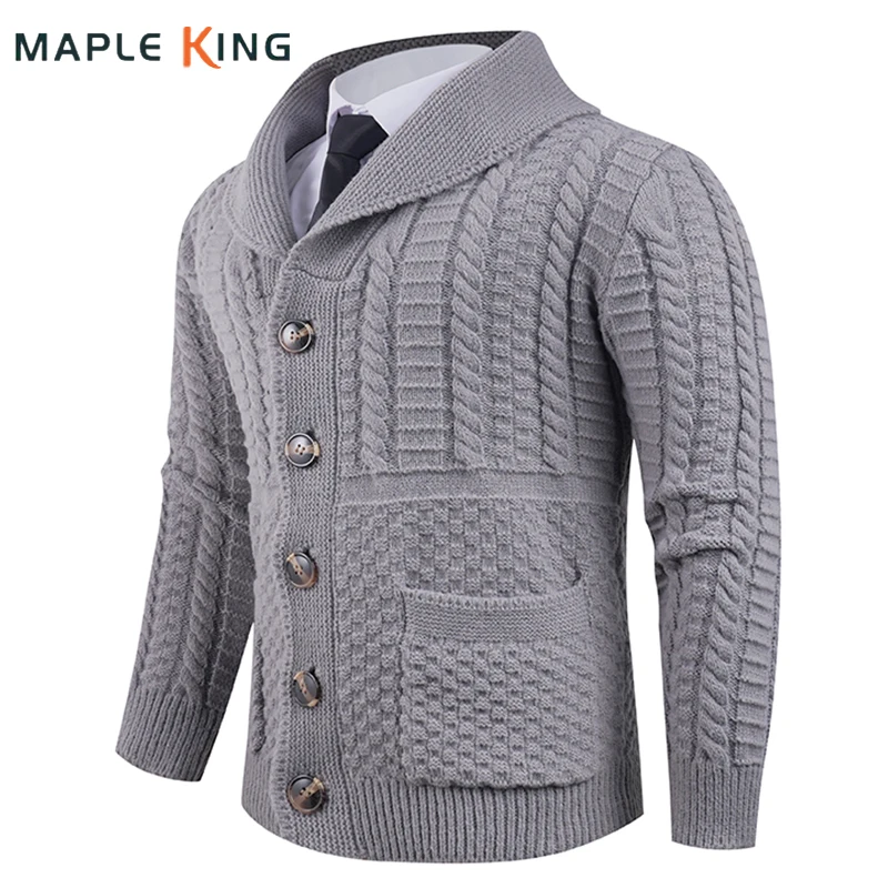 Sweater Menswear Clothing Elegant Knitted Cardigan Homme Luxe New Vintage Casual Warm Business Social Jacket Sweater Men's Coats
Sweater Menswear Clothing Elegant Knitted Cardigan Homme Luxe New Vintage Casual Warm Business Social Jacket Sweater Men's Coats