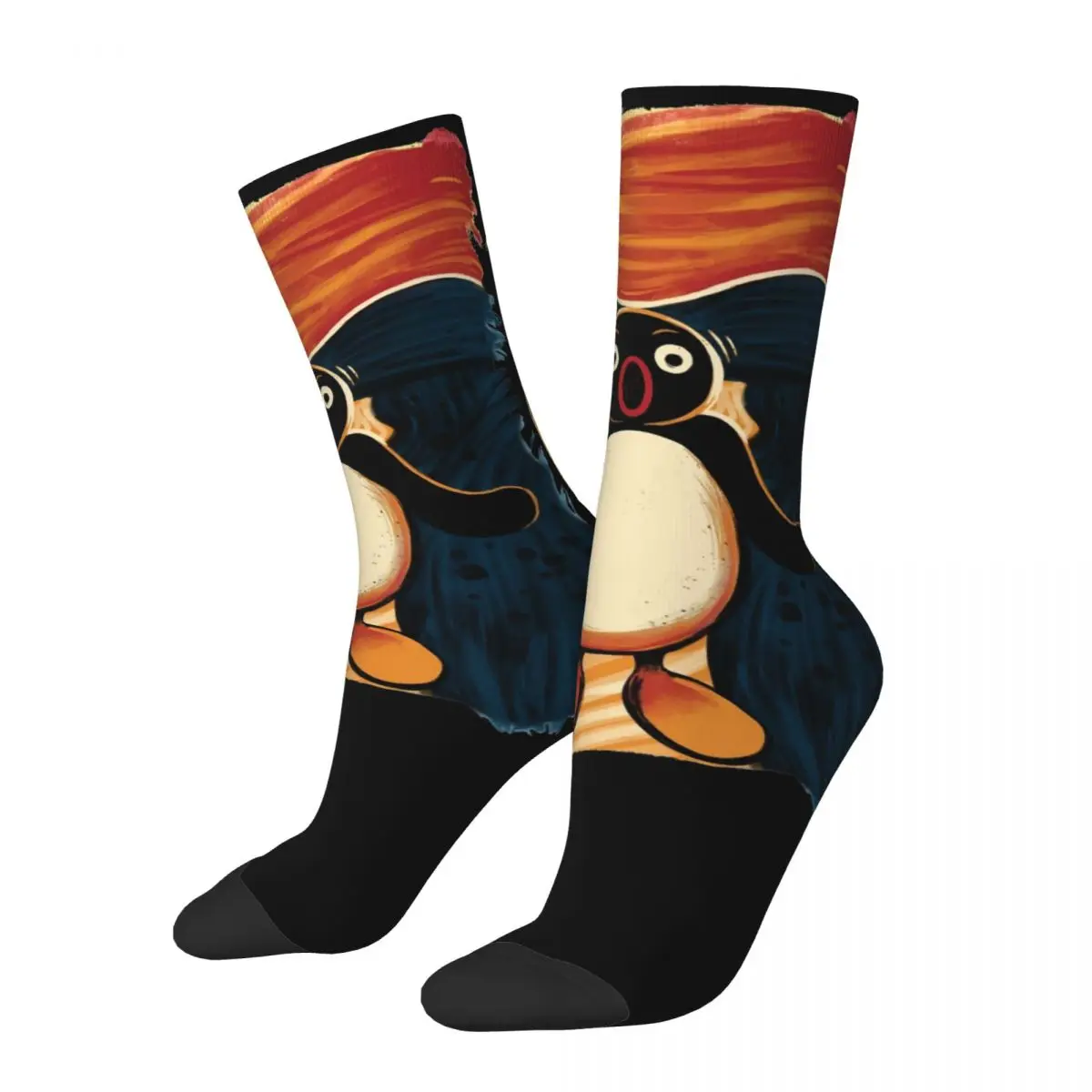 Colorful Noot Noot Scream Pingu Sports Socks Polyester Long Socks for Women Men Breathable
Colorful Noot Noot Scream Pingu Sports Socks Polyester Long Socks for Women Men Breathable