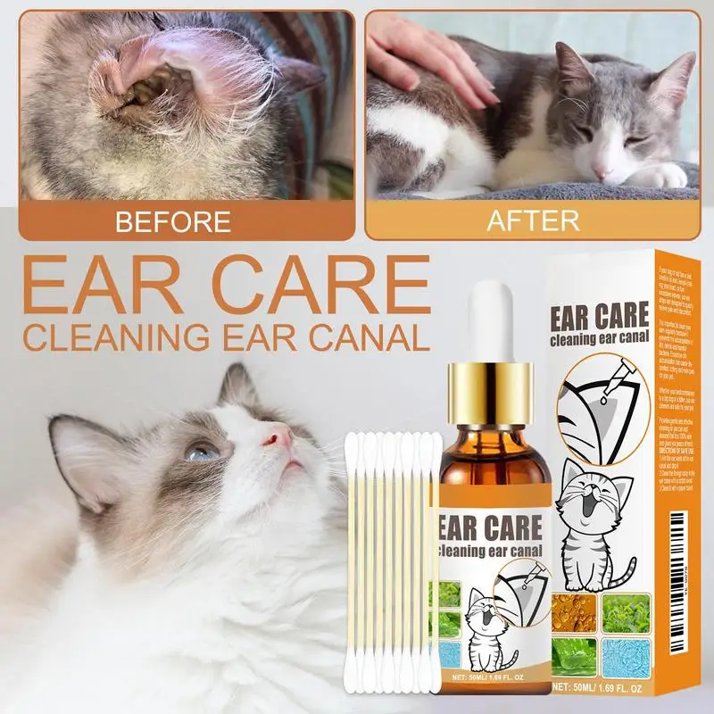 Dog Ear Cleaning Solution 50ml Soothing Dog Ear Wash Wax And Odor Remover Pet Care Liquid Grooming Supplies With 10 Cotton Swabs
Dog Ear Cleaning Solution 50ml Soothing Dog Ear Wash Wax And Odor Remover Pet Care Liquid Grooming Supplies With 10 Cotton Swabs