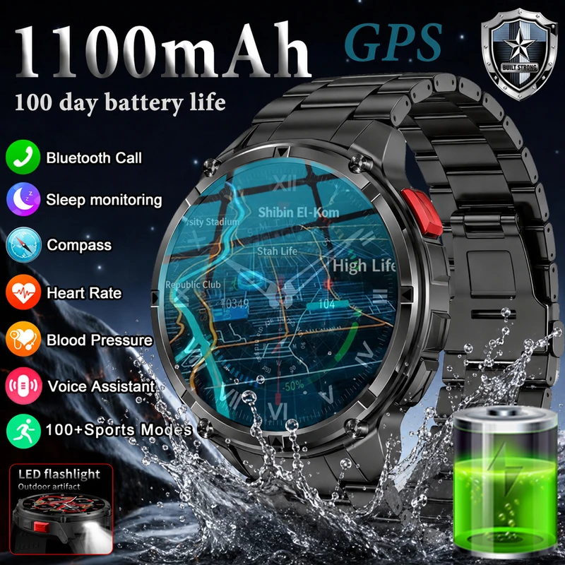 2026 New 1100mAh Super Capacity Battery Adult Men Smart Watch 1.7" Large HD Screen Bluetooth Call 5ATM Waterproof Sports Watches
2026 New 1100mAh Super Capacity Battery Adult Men Smart Watch 1.7" Large HD Screen Bluetooth Call 5ATM Waterproof Sports Watches