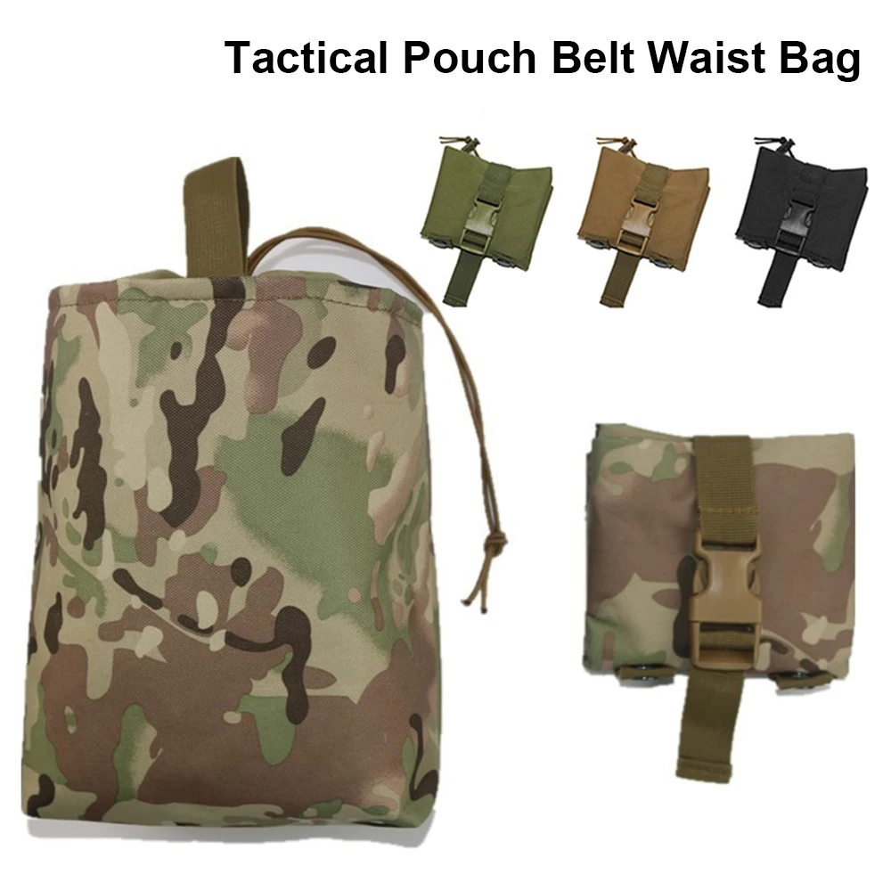 Compact MOLLE Dump Bags Heavy-Duty 600D Nylon Collapsible Pouches Hunting Adjustable Waist Strap Bags Tactical Gear Range
Compact MOLLE Dump Bags Heavy-Duty 600D Nylon Collapsible Pouches Hunting Adjustable Waist Strap Bags Tactical Gear Range