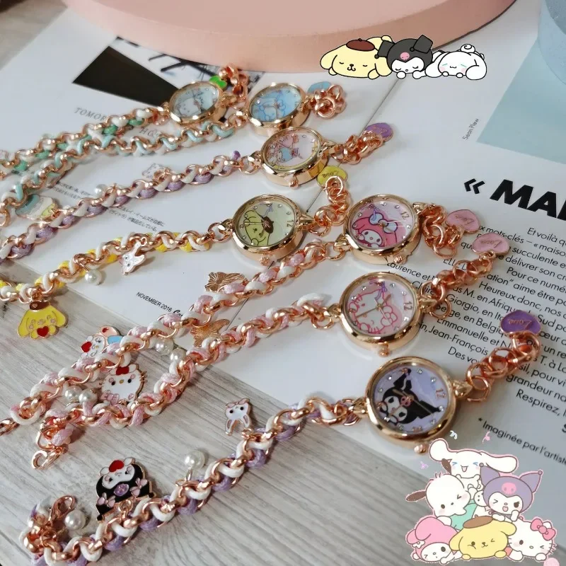 Аниме Sanrio часы Подвеска Браслет Kuromi Cinnamoroll pompurin Melody Kitty Детские часы подарок с подарочной коробкой
Аниме Sanrio часы Подвеска Браслет Kuromi Cinnamoroll pompurin Melody Kitty Детские часы подарок с подарочной коробкой