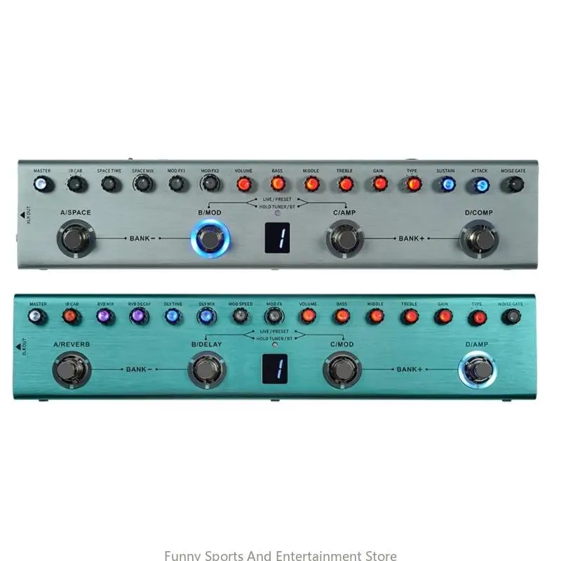 C4DE Electric Guitar Pedal Effector 3 Band Equalizers Digital Multiple Effects Guitar Pedal for Electric Guitar Part
C4DE Electric Guitar Pedal Effector 3 Band Equalizers Digital Multiple Effects Guitar Pedal for Electric Guitar Part