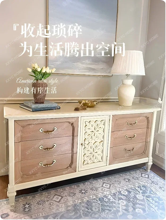 side cabinet Vintage country entrance cabinet, art, wall, aisle TV cabinet
side cabinet Vintage country entrance cabinet, art, wall, aisle TV cabinet