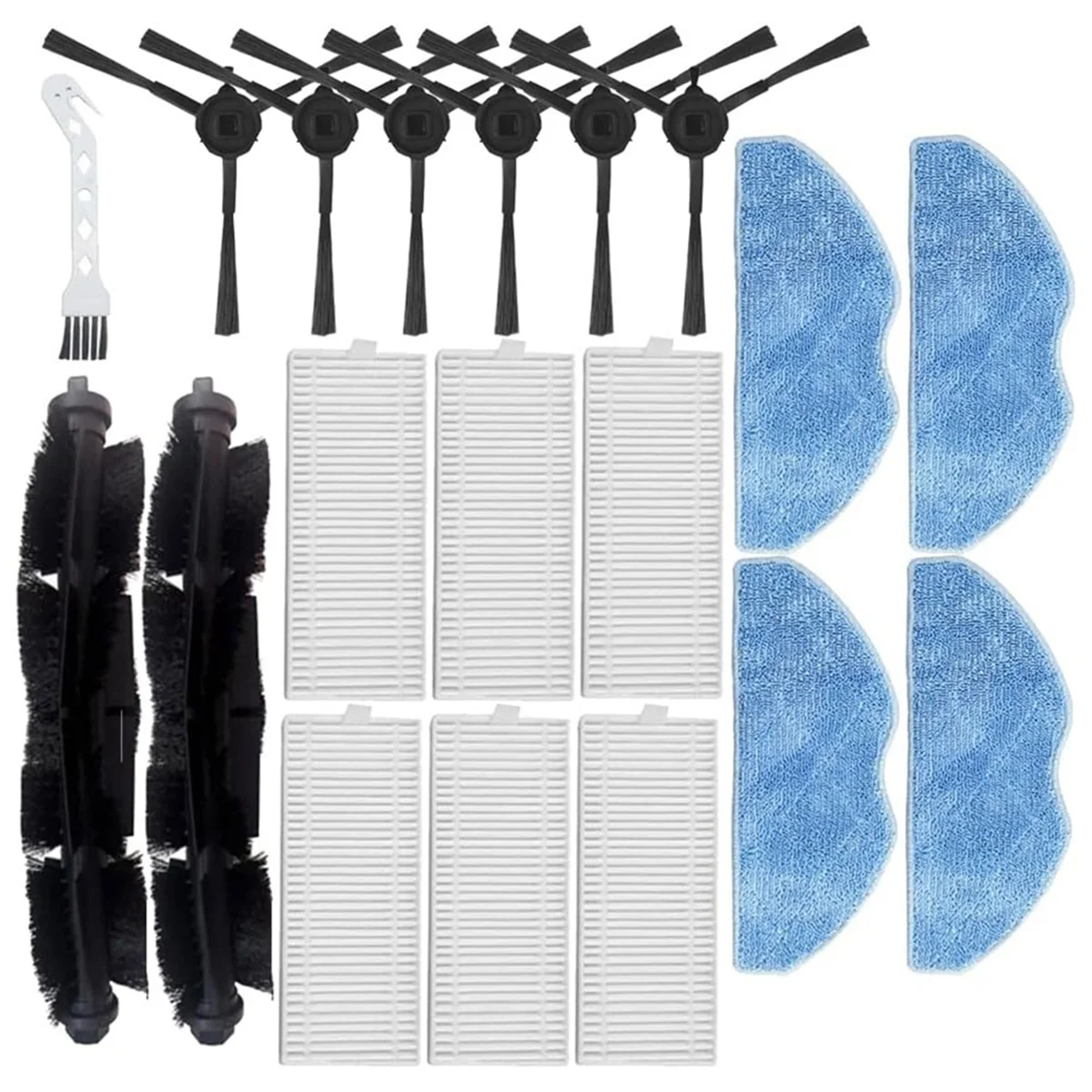 19 PCS for Tefal Rowenta X-Plorer Serie 75 S+ RG8597W Robot Vacuum Cleaner Parts Main Brush Hepa Filter Mop Pad_ABGP
19 PCS for Tefal Rowenta X-Plorer Serie 75 S+ RG8597W Robot Vacuum Cleaner Parts Main Brush Hepa Filter Mop Pad_ABGP