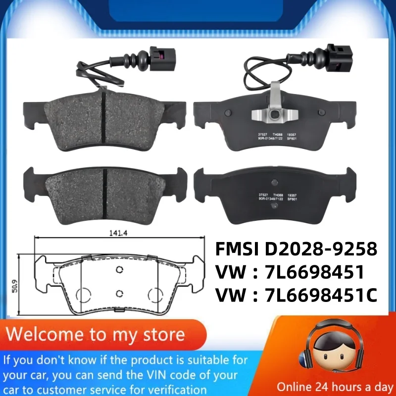 Для Volkswagen Touareg 4MOTION (7L) (2002-2010) 2,5TDI задняя тормозная колодка 7L6698451 7L6698451C/автозапчасти -22062
Для Volkswagen Touareg 4MOTION (7L) (2002-2010) 2,5TDI задняя тормозная колодка 7L6698451 7L6698451C/автозапчасти -22062