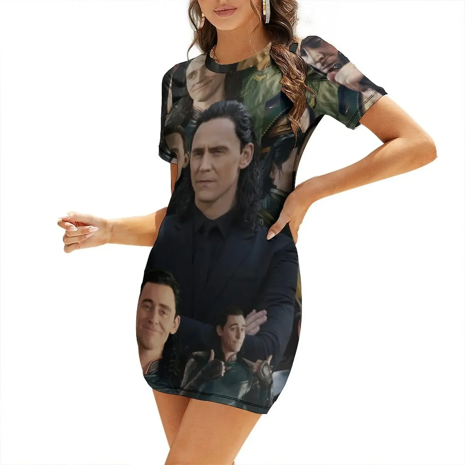 Tom Hiddleston collage Short-Sleeved Dress dresses for special events dress summer dresses for woman
Tom Hiddleston collage Short-Sleeved Dress dresses for special events dress summer dresses for woman