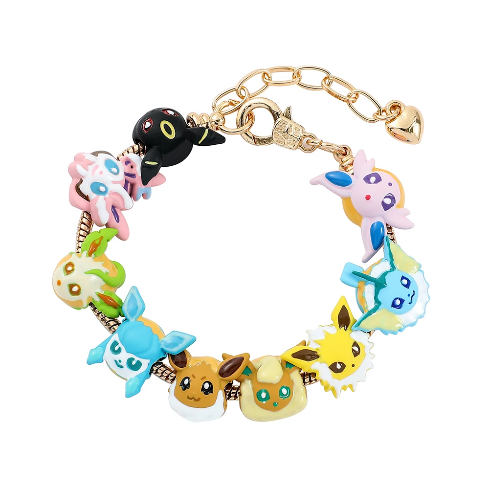 Pokemon Anime Figure Eevee Beads Bracelet Cute Cartoon Enamel Beaded Hand Chain for Women Men DIY Bangle Jewelry Accessories
Pokemon Anime Figure Eevee Beads Bracelet Cute Cartoon Enamel Beaded Hand Chain for Women Men DIY Bangle Jewelry Accessories