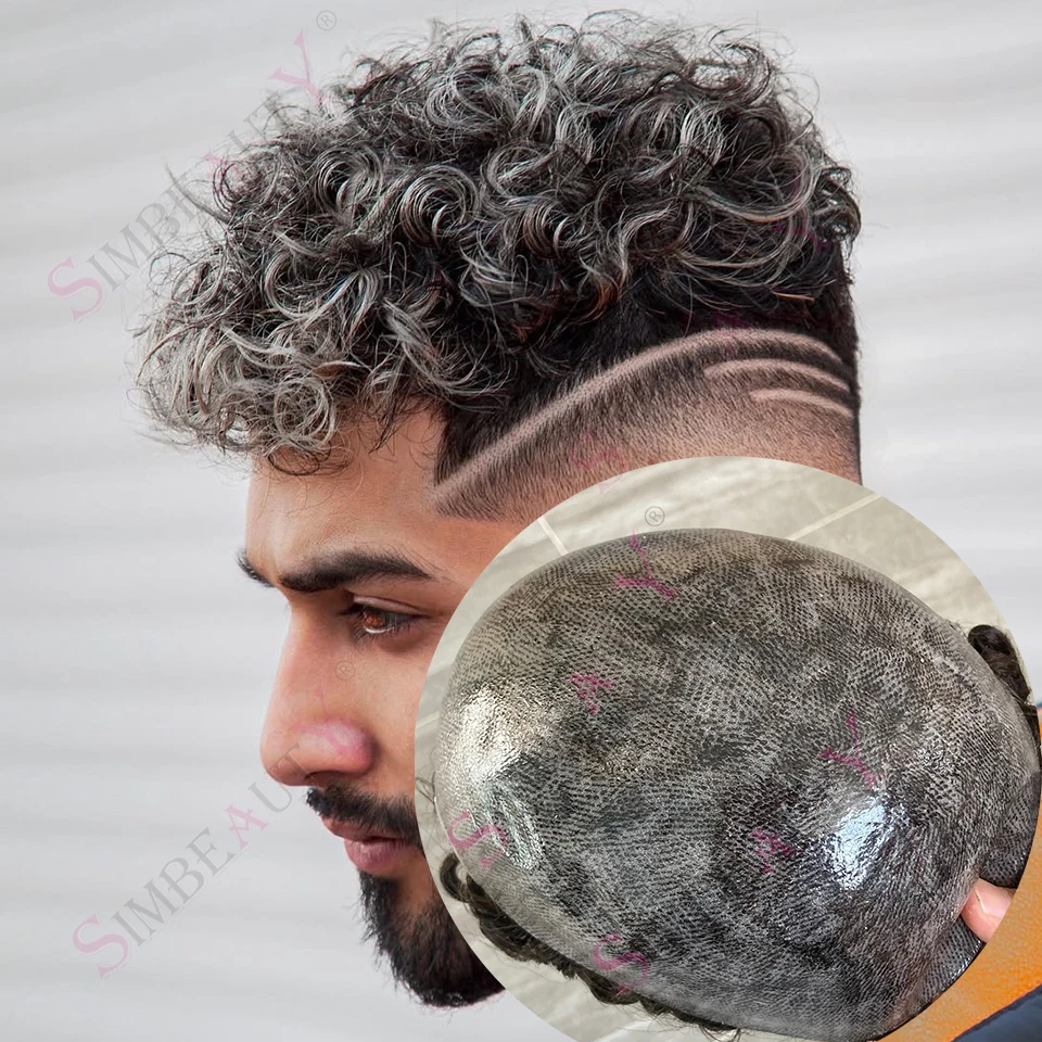 20 мм вьющийся мужской парик 1B20 1B80 1B65 серо-черные волосы супер прочный полный парик из искусственной кожи мужские шиньоны система замены человеческих волос
20 мм вьющийся мужской парик 1B20 1B80 1B65 серо-черные волосы супер прочный полный парик из искусственной кожи мужские шиньоны система замены человеческих волос