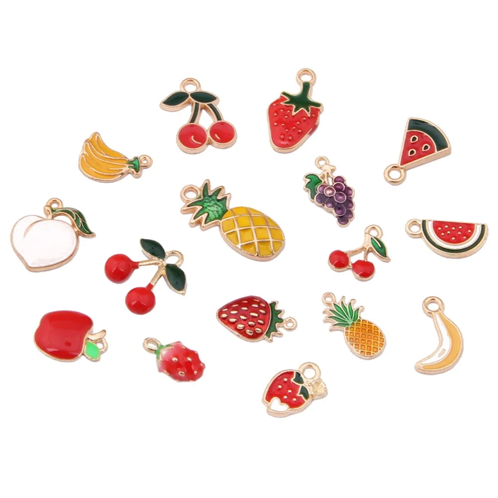 20 PCS Exquisite Fruit Pendants Decor Drop Oil Alloy Korean Version Cartoon Dripping
20 PCS Exquisite Fruit Pendants Decor Drop Oil Alloy Korean Version Cartoon Dripping