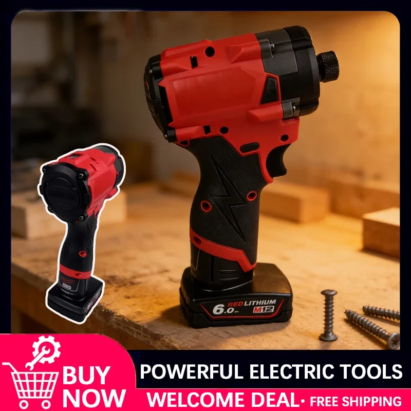 Для аккумулятора Milwaukee M12: Бесщеточный ударный шуруповерт 1/2 дюйма, ударная дрель, электроинструмент для ремонта автомобилей и грузовиков
Для аккумулятора Milwaukee M12: Бесщеточный ударный шуруповерт 1/2 дюйма, ударная дрель, электроинструмент для ремонта автомобилей и грузовиков