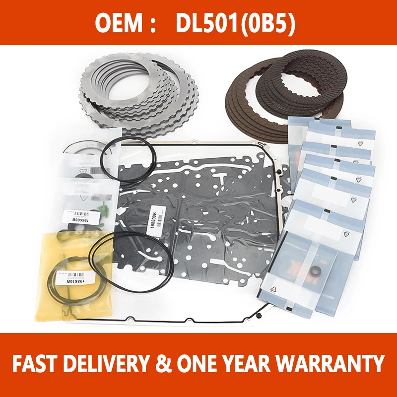 New DSG DL501 0B5 Transmission Master Rebuild Kit Repair Kit Gasket Seals Friction Steel Plates For Audi A4 A5 A6 A7 Q5 tools
New DSG DL501 0B5 Transmission Master Rebuild Kit Repair Kit Gasket Seals Friction Steel Plates For Audi A4 A5 A6 A7 Q5 tools