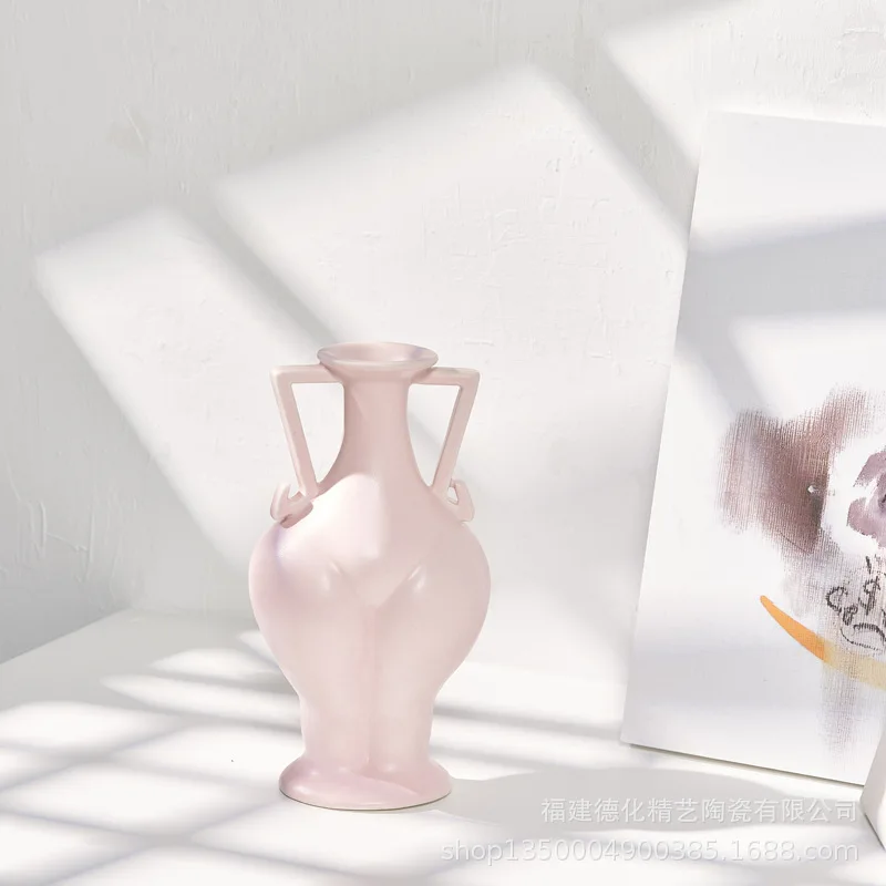 Pink Nordic Creative Body Ceramic Vase, Home, Living Room Decoration, Decorative Decoration, Homestay, Living Room Flower
Pink Nordic Creative Body Ceramic Vase, Home, Living Room Decoration, Decorative Decoration, Homestay, Living Room Flower
