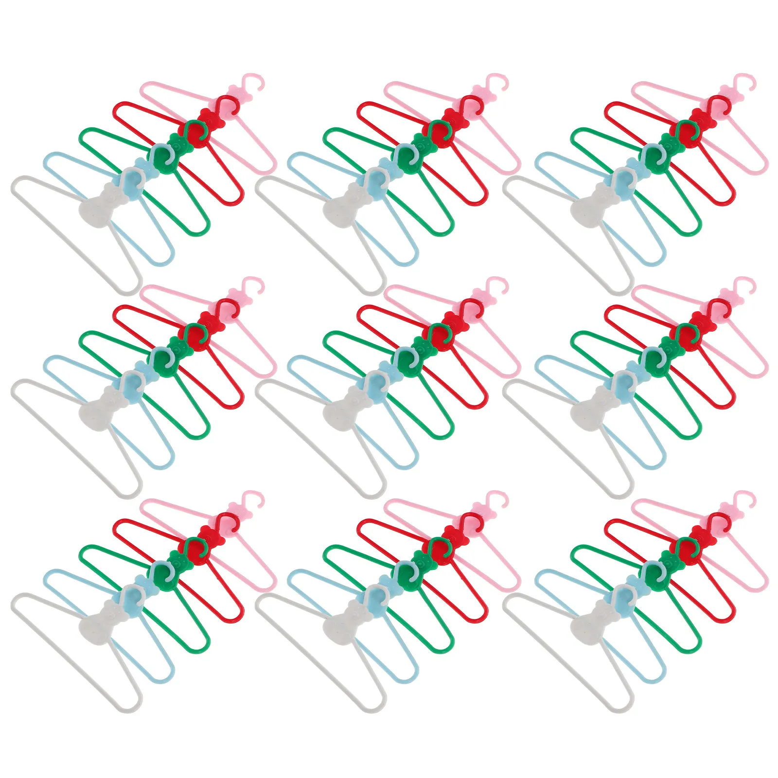 100Pcs Mini Clothes Hanger Miniature Plastic Hangers for Wardrobe Accessories 3.54 X 2.04 Inch for Dollhouse Crafts Dress Skirts
100Pcs Mini Clothes Hanger Miniature Plastic Hangers for Wardrobe Accessories 3.54 X 2.04 Inch for Dollhouse Crafts Dress Skirts