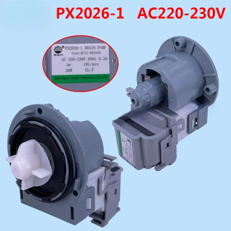 For Samsung washing machine B20-5 DC31-00030, drainage pump B, motor PX2026-1, water pump LLL
For Samsung washing machine B20-5 DC31-00030, drainage pump B, motor PX2026-1, water pump LLL