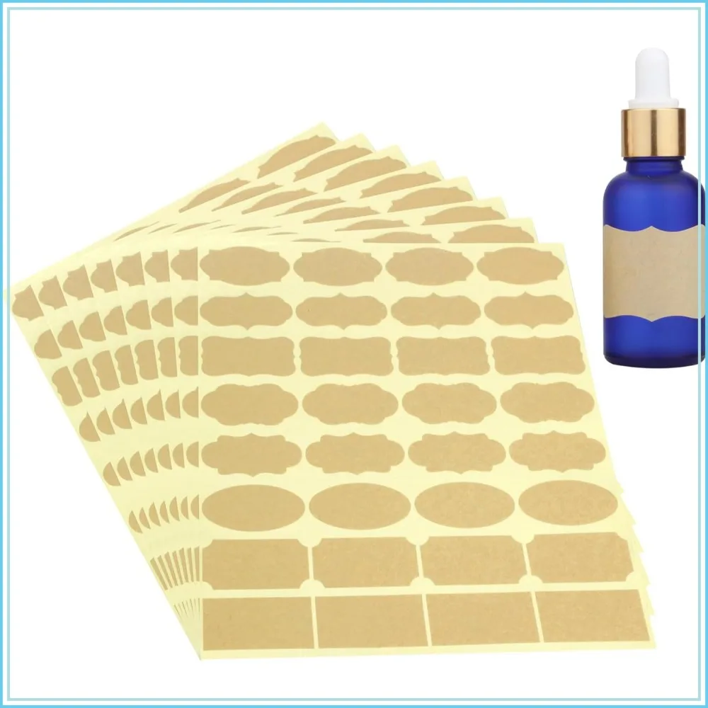 256 Pcs Kraft Label Stickers, Self Adhesive Gift Tags, Blank Writable Labels for Essential Oil Bottles, Jars, Food Containers
256 Pcs Kraft Label Stickers, Self Adhesive Gift Tags, Blank Writable Labels for Essential Oil Bottles, Jars, Food Containers