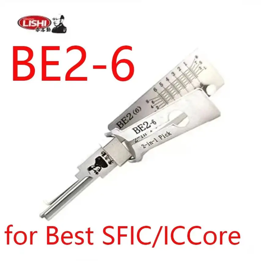 2026 Lishi 2-in-1 Pick/Decoder Tool for SFIC/ICCore BE2/A1114A A-Keyway 6-PIN Locksmith Device New Model
2026 Lishi 2-in-1 Pick/Decoder Tool for SFIC/ICCore BE2/A1114A A-Keyway 6-PIN Locksmith Device New Model