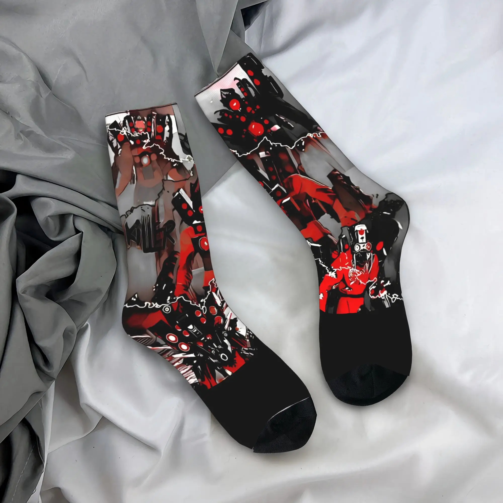 Женские и мужские носки Skibidi, унитаз, чулки Speakerman, зимние мягкие носки в стиле Харадзюку, спортивные нескользящие носки для бега с графикой
Женские и мужские носки Skibidi, унитаз, чулки Speakerman, зимние мягкие носки в стиле Харадзюку, спортивные нескользящие носки для бега с графикой