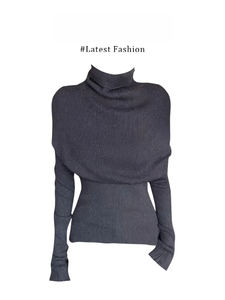 Ladies High Collar Knitted Sweater Shawl Winter 2025 New Style Bottoming Lazy Fashion Korean Style Long Sleeve Color
Ladies High Collar Knitted Sweater Shawl Winter 2025 New Style Bottoming Lazy Fashion Korean Style Long Sleeve Color