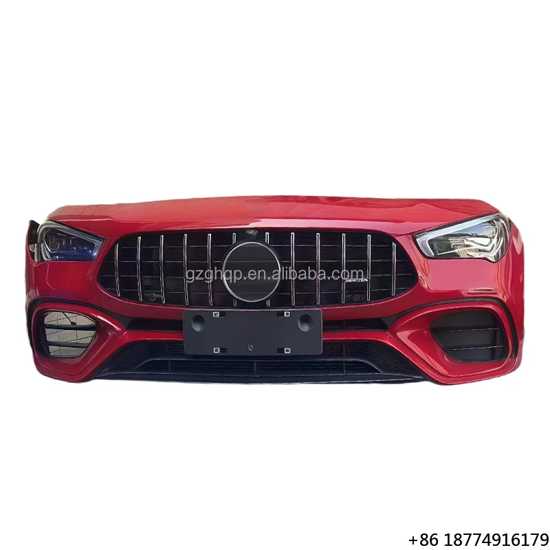 High Quality Front Bumper Body Kit with Radiator Grille Assembly for CLA W118 X118 Bumper Upgrade Payment TT
High Quality Front Bumper Body Kit with Radiator Grille Assembly for CLA W118 X118 Bumper Upgrade Payment TT
