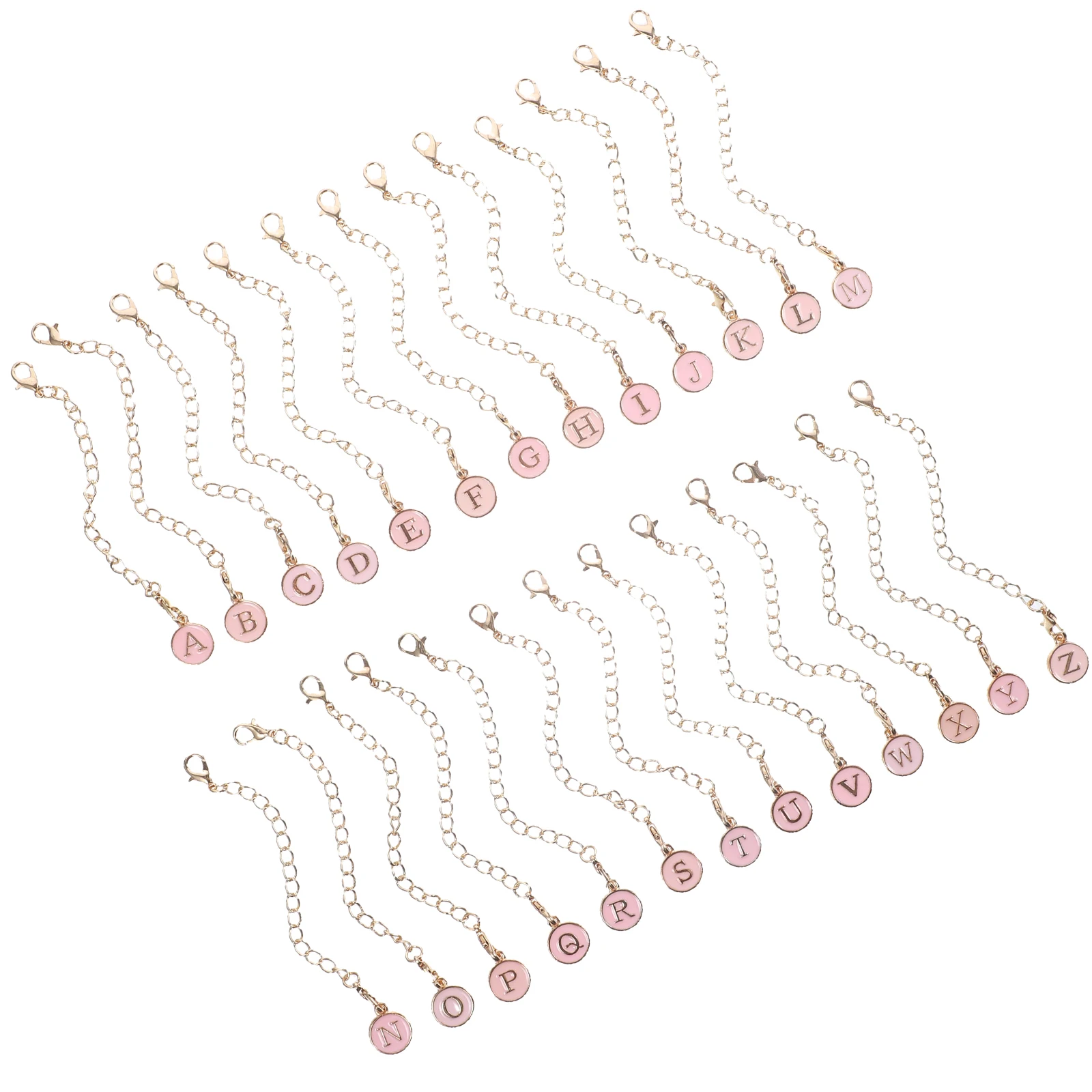 26 Pcs Charms Chain A-Z Decorative Tumbler Cup Backpack Keychain Metal Charm Water Bottle Chain Blue Jewelry Accessories
26 Pcs Charms Chain A-Z Decorative Tumbler Cup Backpack Keychain Metal Charm Water Bottle Chain Blue Jewelry Accessories