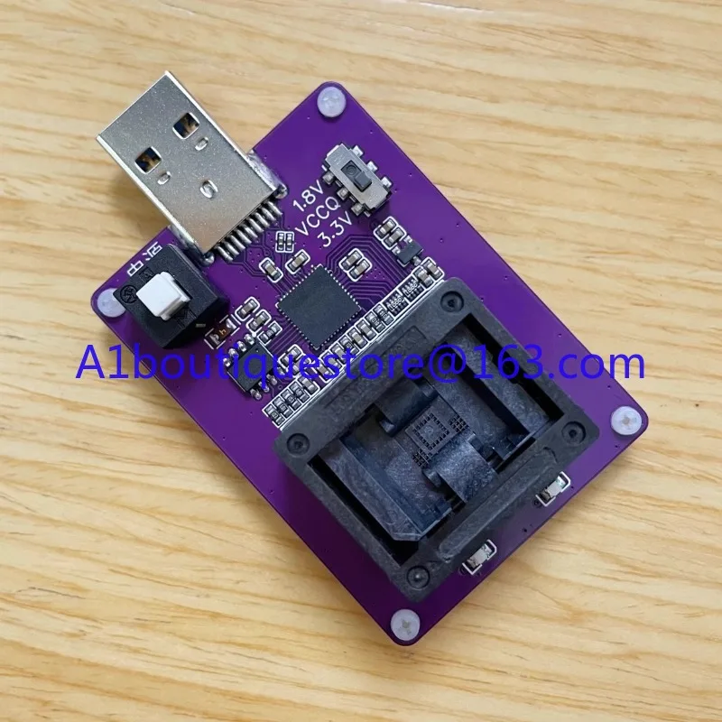 EMMC153 Burner Seat To USB3.0 Mirror Read and Write EMMC Chip Test Bga153 Test Rack GL3224
EMMC153 Burner Seat To USB3.0 Mirror Read and Write EMMC Chip Test Bga153 Test Rack GL3224