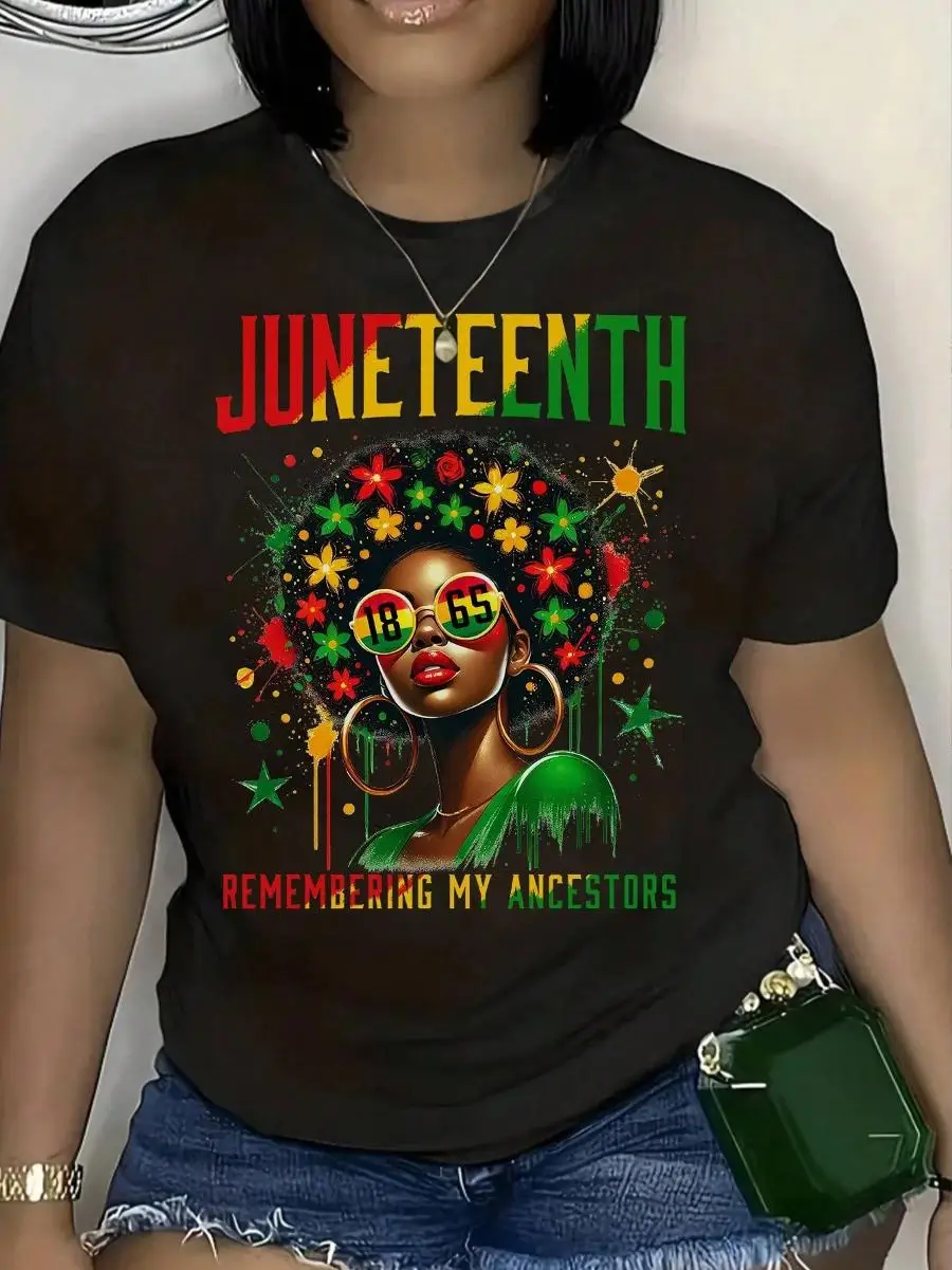 Juneteenth 1865 Suitable For All Seasons, Suitable For Any Occasion. Beautiful And Funny Women s T-Shirts. And Versatile. Fashion-Ready Women s T
Juneteenth 1865 Suitable For All Seasons, Suitable For Any Occasion. Beautiful And Funny Women s T-Shirts. And Versatile. Fashion-Ready Women s T